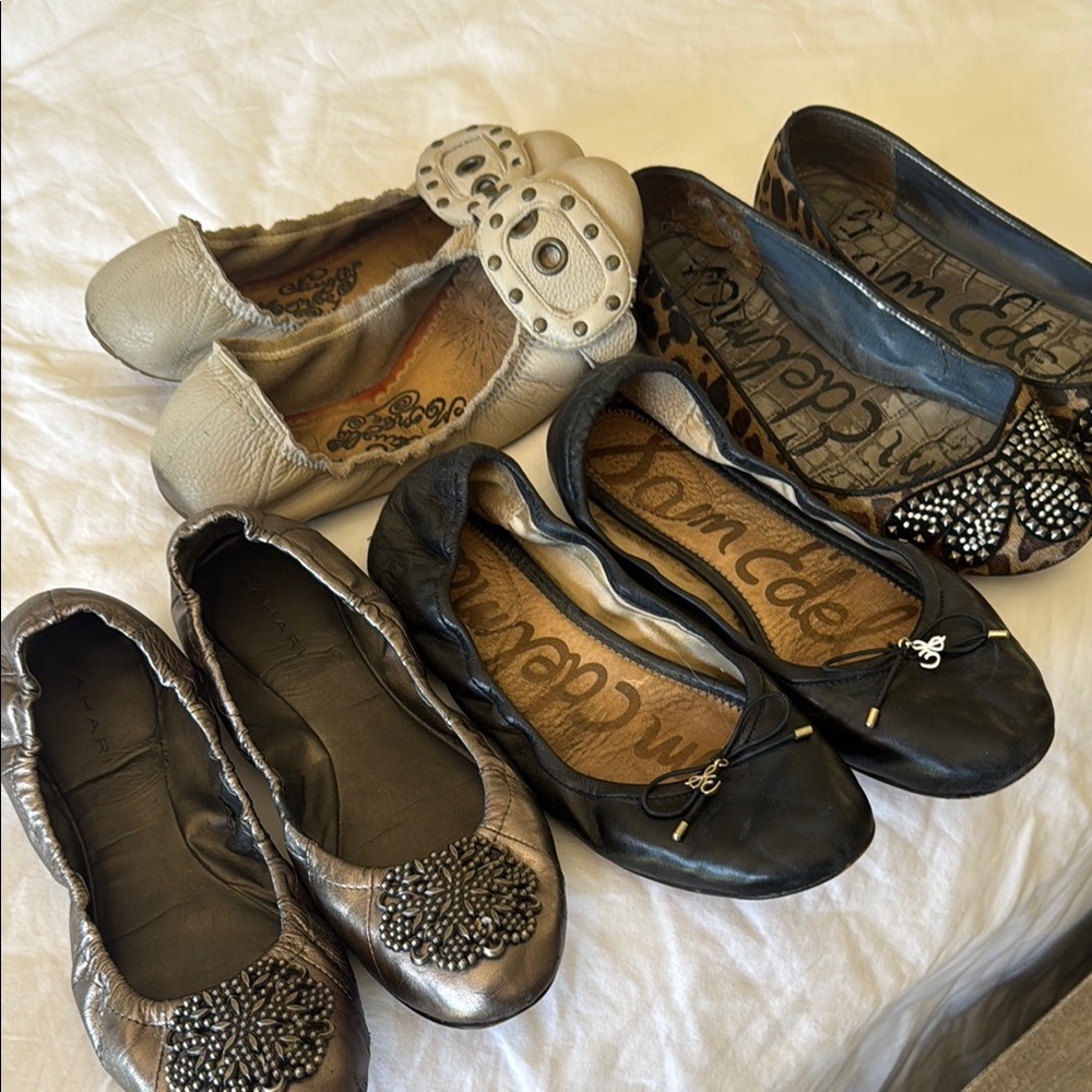 Sam Edelman, Tahiti, Naughty Monkey Women's Black and Silver flats